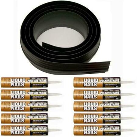 AUTO CARE PRODUCTS Black 100 Ft. Tsunami Door Seal Kit 53100